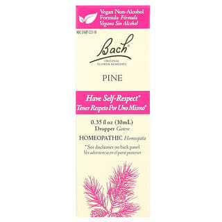 Bach, Original Flower Remedies, Pino, 10 ml (0,35 oz. líq.)
