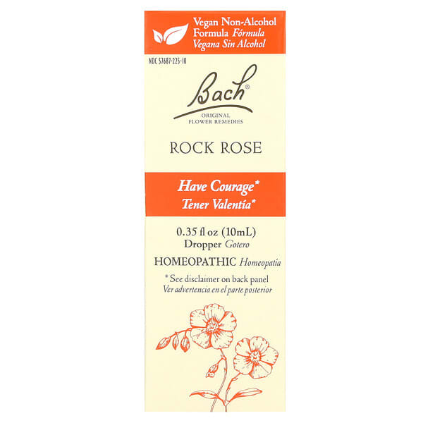 Bach, Original 꽃 레미디즈, 바위 장미, 10ml(0.35fl oz)