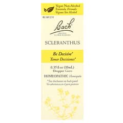 Bach, Original Flower Remedies, Scleranthus, 0.35 Fl Oz (10 Ml)