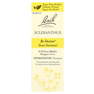 Bach, Original Flower Remedies, Scleranthus, Blütenheilmittel, 10 ml (0,35 fl. oz.)