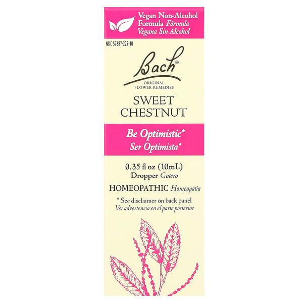 Bach, Original 꽃 레미디즈, 스위트 체스넛, 10ml(0.35fl oz)