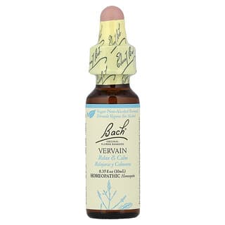 Bach, Original Flower Remedies, вербена, 10 мл (0,35 жидк. унции)
