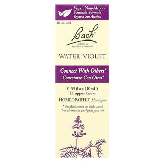 Bach, Original Flower Remedies, Violeta D'água, 10 ml (0,35 fl oz)