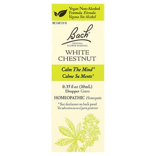 Bach, Original Flower Remedies, White Chestnut, 0.35 fl oz (10 ml)