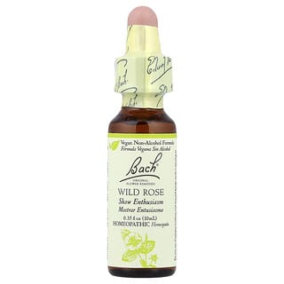 Bach, Remedii florale originale, trandafir sălbatic, 0,35 fl oz (10 ml)
