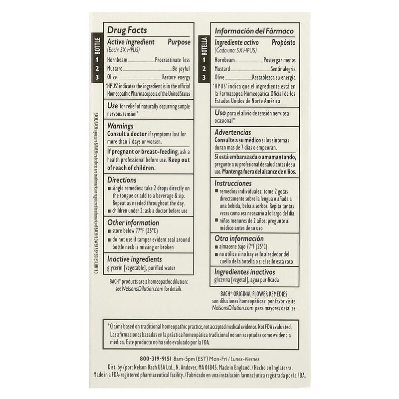 Original Flower Remedies, Mental Energy Kit, Emotional Ups & Downs, 3 Droppers, 0.35 fl oz (10 ml) Each