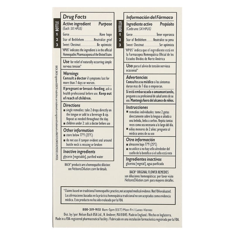 Original Flower Remedies, Comfort Kit, Hope & Joy , 3 Droppers, 0.35 fl oz (10 ml) Each