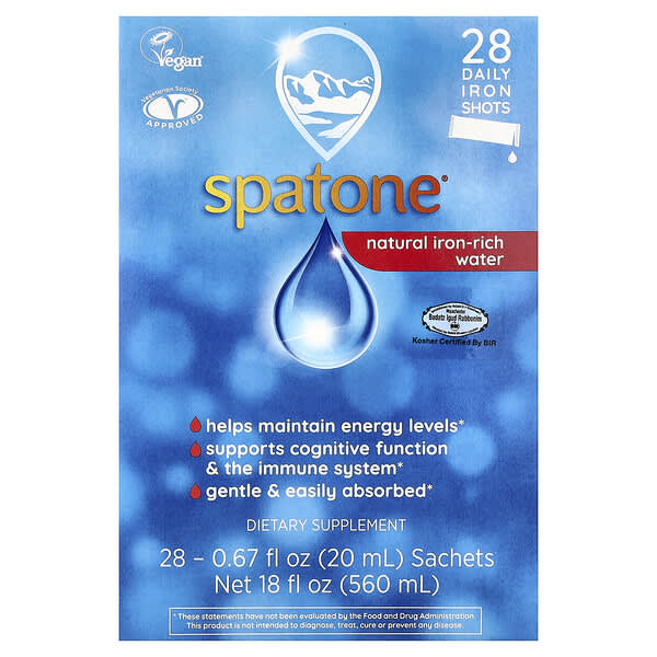 Bach, Natural Iron-Rich Water, 28 Sachets, 0.67 fl oz (20 ml) — product photo 1