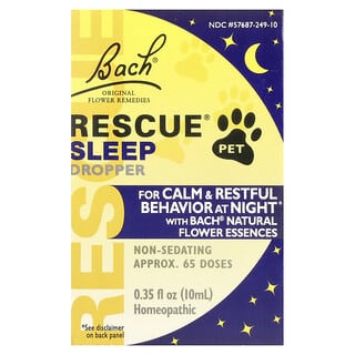 Bach, Rescue® Pet, Conta-gotas do Sono, 10 ml (0,35 fl oz)