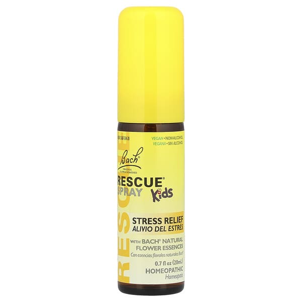 Bach Rescue® Spray Kids, Stress Relief, Ages 2 & Up, 0.7 fl oz (20 ml)