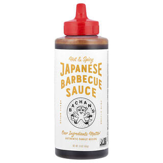 Bachan's, 일본 바베큐 소스, 핫 앤 스파이시, 454g(16oz)