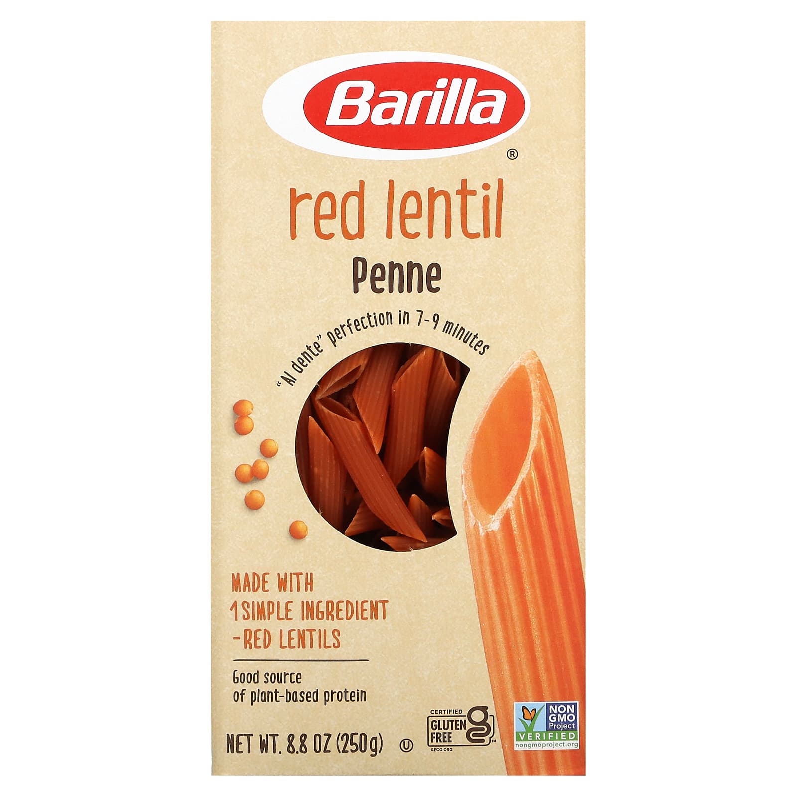 Barilla Red Lentil Penne 8 8 Oz 250 G barilla-red-lentil-penne-8-8-oz-250-g