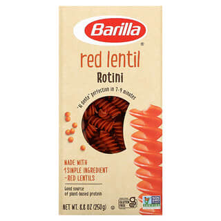 Barilla, Rotini de lentejas rojas`` 250 g (8,8 oz)
