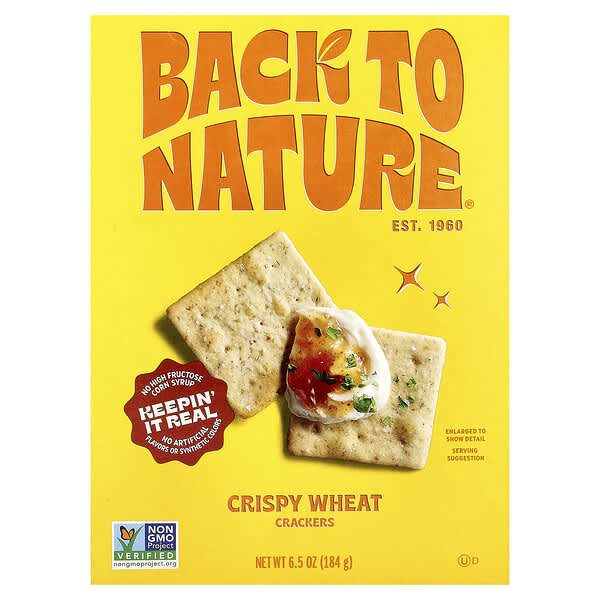 Back to Nature, Crispy Wheat Crackers, 6.5 oz (184 g)