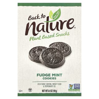 Back to Nature, Fudge Mint Cookies, 6.4 oz (181 g)