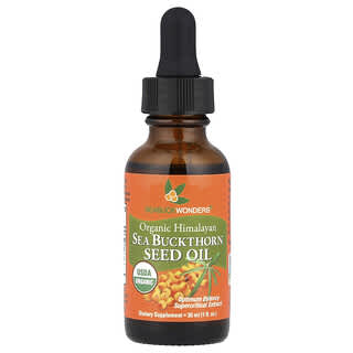 SeaBuckWonders, Ulei organic din semințe de cătină de Himalaya, 1 fl oz (30 ml)