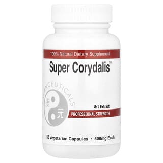 Balanceuticals‏, Super Corydalis™‎‏, 1,000 מ"ג, 60 כמוסות צמחיות (500 מ"ג לכמוסה)