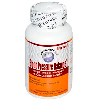 Balanceuticals, Blood Pressure Balance, 500 mg, 60 Veggie Caps