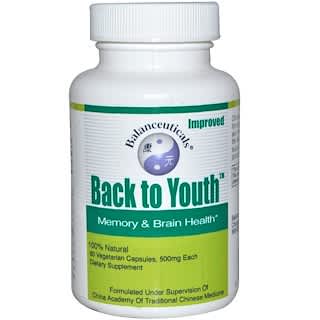 Balanceuticals, Back to Youth, Memory & Brain Health, 500 mg, 60 Veggie Caps