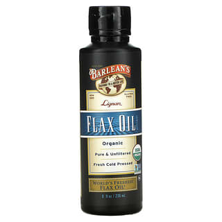 Barlean's, Organic Lignan Flax Oil, 8 fl oz (236 ml)