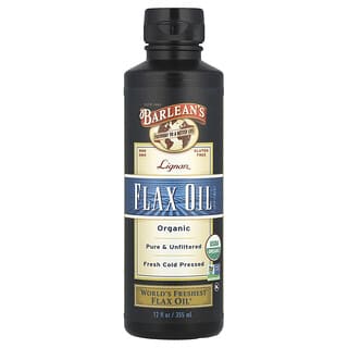 Barlean's, Organic Lignan Flax Oil, 12 fl oz (355 ml)