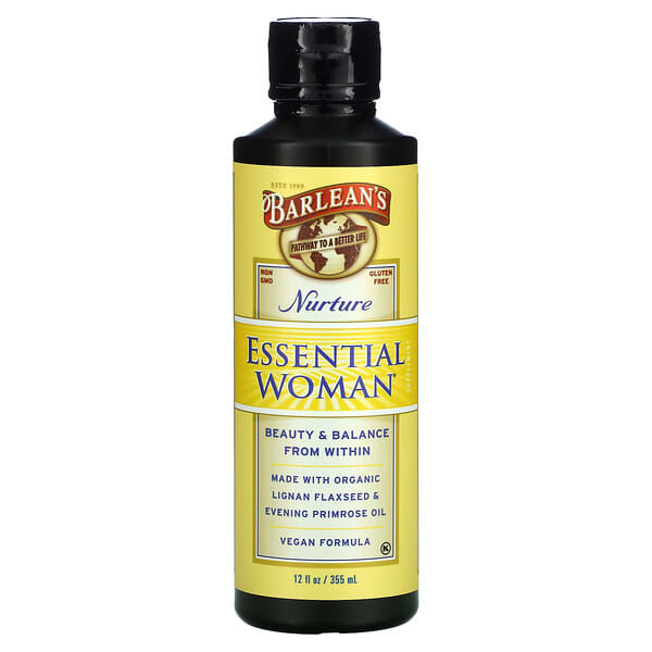 Barlean's, Essential Woman，女性健康滋養補充劑，12 液量盎司（355 毫升）