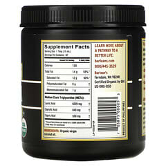 Barlean's, Biologisches, natives Kokosnussöl, 16 fl oz (473 ml)
