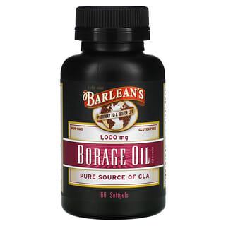 Barlean's, Borage Oil Supplement, 60 Softgels