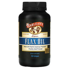 Barlean's, льняное масло с содержанием лигнана, 250 мягких таблеток