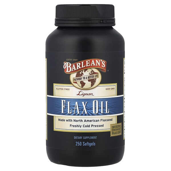 Lignan Flax Oil, 250 Softgels