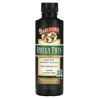 Barlean's, Omega Twin con lignanos de lino`` 355 ml (12 oz. Líq.)