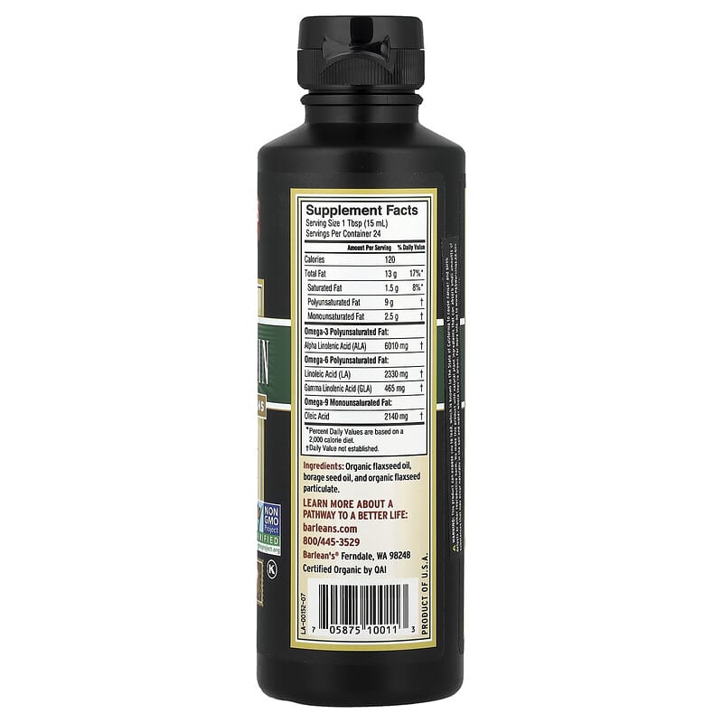 Omega Twin com Lignanas de Linhaça, 355 ml (12 fl oz)