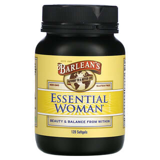 Barlean's, Essential ผลิตภัณฑ์เสริมอาหารสำหรับผู้หญิง บรรจุแคปซูลนิ่ม 120 แคปซูล