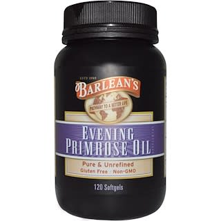 Barlean's, Evening Primrose Oil, 120 Softgels