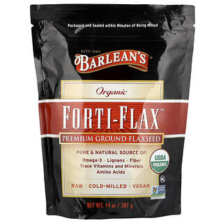 Barlean's, Organic Forti-Flax, молотое льняное семя премиального качества, 397 г (14 унций)
