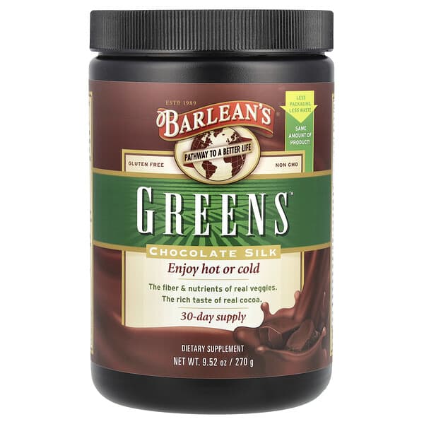 Greens™, Chocolate Silk, 9.52 oz (270 g)