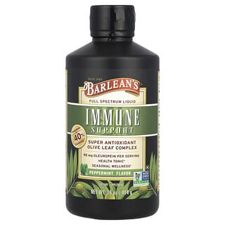 Barlean's, Olive Leaf Complex, Olivenblattkomplex, Pfefferminze, 95 mg, 454 g (16 oz.)