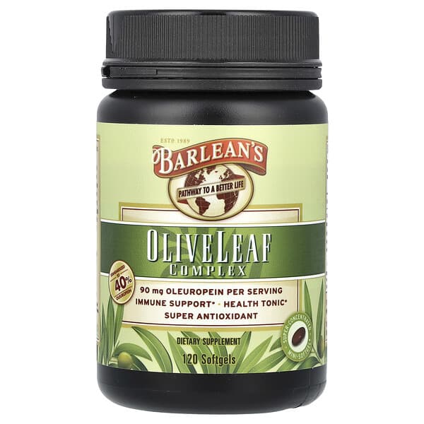 Olive Leaf Complex, 120 Softgels