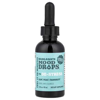 Barlean's, Mood Drops™, Stress Relief, 1.5 fl oz (45 ml)