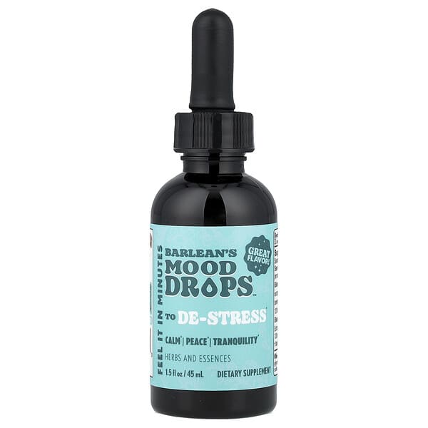 Barlean's, Mood Drops™, To De-Stress, 1.5 fl oz (45 ml)