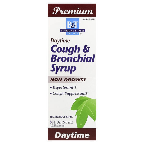 Boericke & Tafel, Cough & Bronchial Syrup, Daytime, 8 fl oz (240 ml)