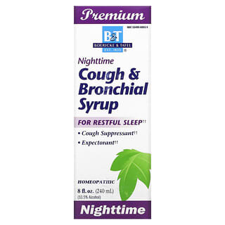Boericke & Tafel, Cough & Bronchial Syrup, Nighttime , 8 fl oz (240 ml)
