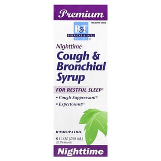 Boericke & Tafel, Cough & Bronchial Syrup, Nighttime, 8 fl oz (240 ml)