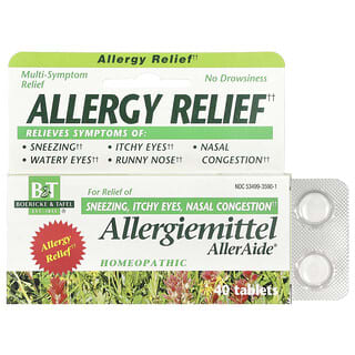 Boericke & Tafel, Allergiemittel AllerAide®，敏感緩解，40 片