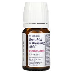 Boericke & Tafel, Ayuda bronquial & respiratoria, 100 tabletas (Producto descontinuado) 