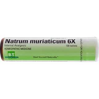 بوريك أند تافيل‏, Natrum Muriaticum 6X, 100 Tablets