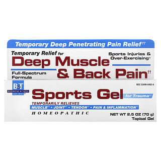 Boericke & Tafel, Sports Gel for Trauma, topisches Gel, 2,5 oz (70 g)