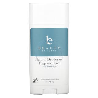 Beauty By Earth, Натуральный дезодорант, без отдушек, 75 г (2,65 унции)