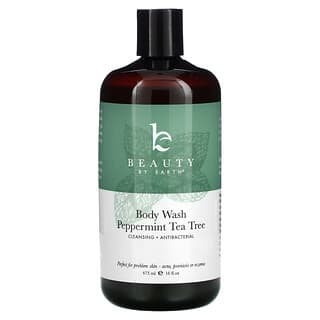 Beauty By Earth, Body Wash, Peppermint Tea Tree, 16 fl oz (473 ml)