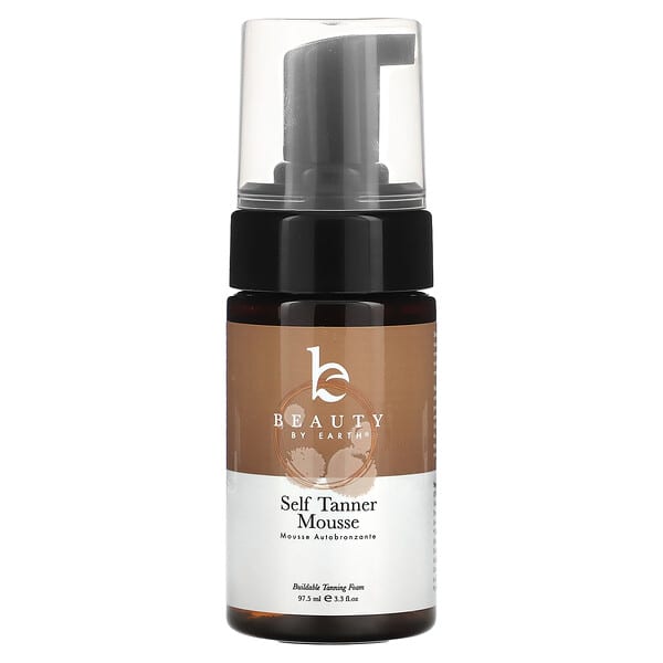 Beauty By Earth, 셀프 태너 무스, 미디엄 to 다크, 97.5ml(3.3fl oz)